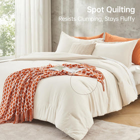 MUXHOMO packaging opens to reveal fluffy, ready-to-use bedding