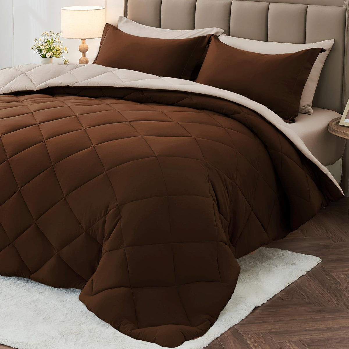 MUXHOMO queen bed-in-a-bag comforter: soft, cozy warmth for year-round comfort