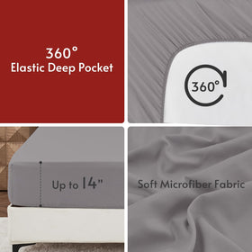 MUXHOMO bed in a bag full setup shown for a coordinated bedroom look.