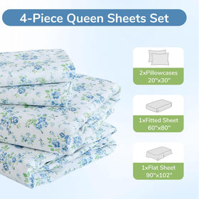 MUXHOMO machine wash cycle friendly sheets stay soft after washing.