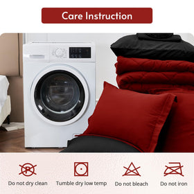 MUXHOMO red and black colorway adds bold style to the bed