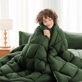 MUXHOMO reversible queen bed-in-a-bag showing dual-color styling