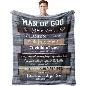 Muxuten Christian Gift Blanket with soft texture for cozy warmth at home