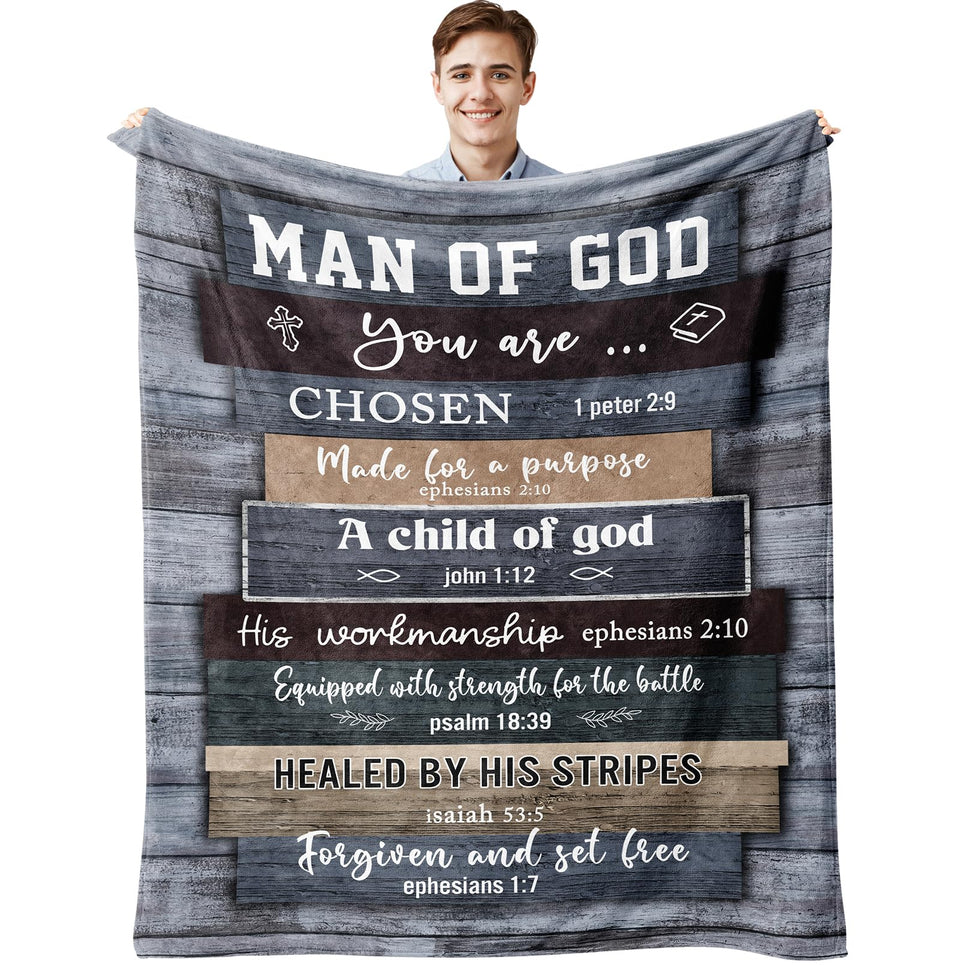 Muxuten Christian Gift Blanket with soft texture for cozy warmth at home