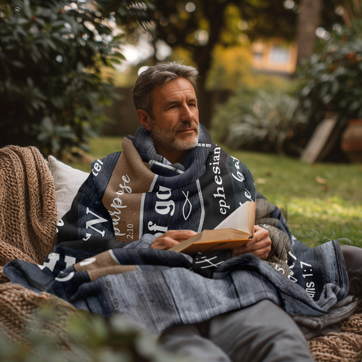 Muxuten blanket offers warm, lightweight comfort for movie nights or reflection