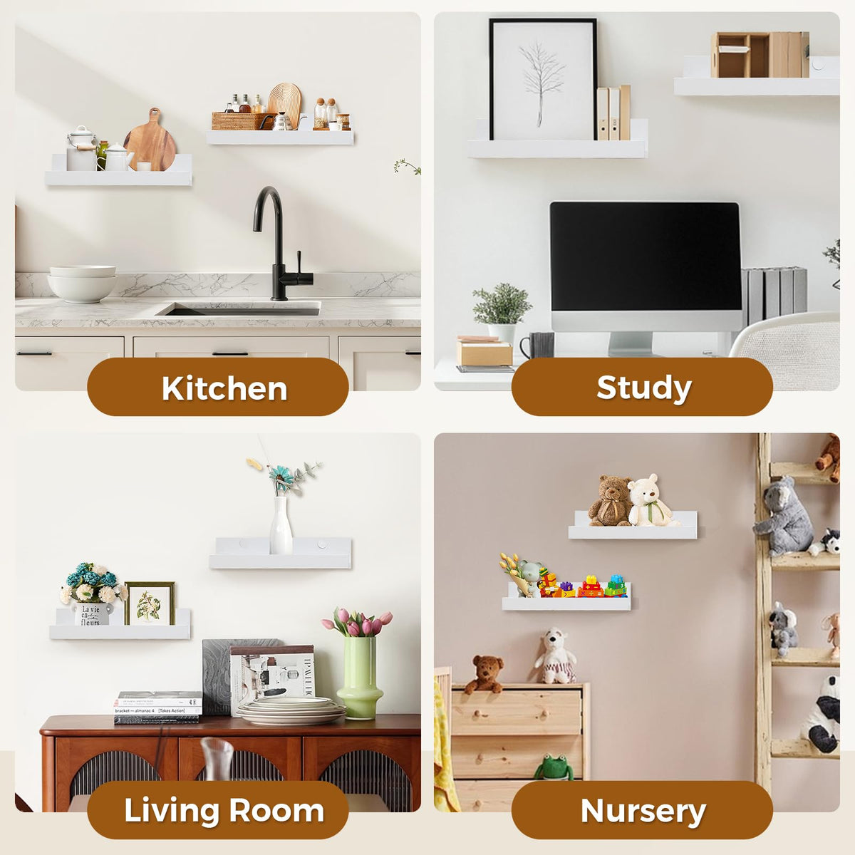Muzilife bathroom display for small items and toiletries