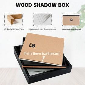 Muzilife wood finish and depth ideal for bold memories