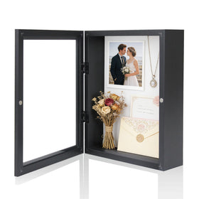 Muzilife 8x10 shadow box front view for deep memory display