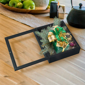 Muzilife 8x10 shadow box linen interior holds photos securely