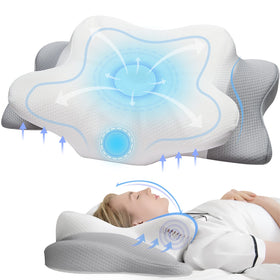 Muzsoul cervical pillow neck support to align posture.