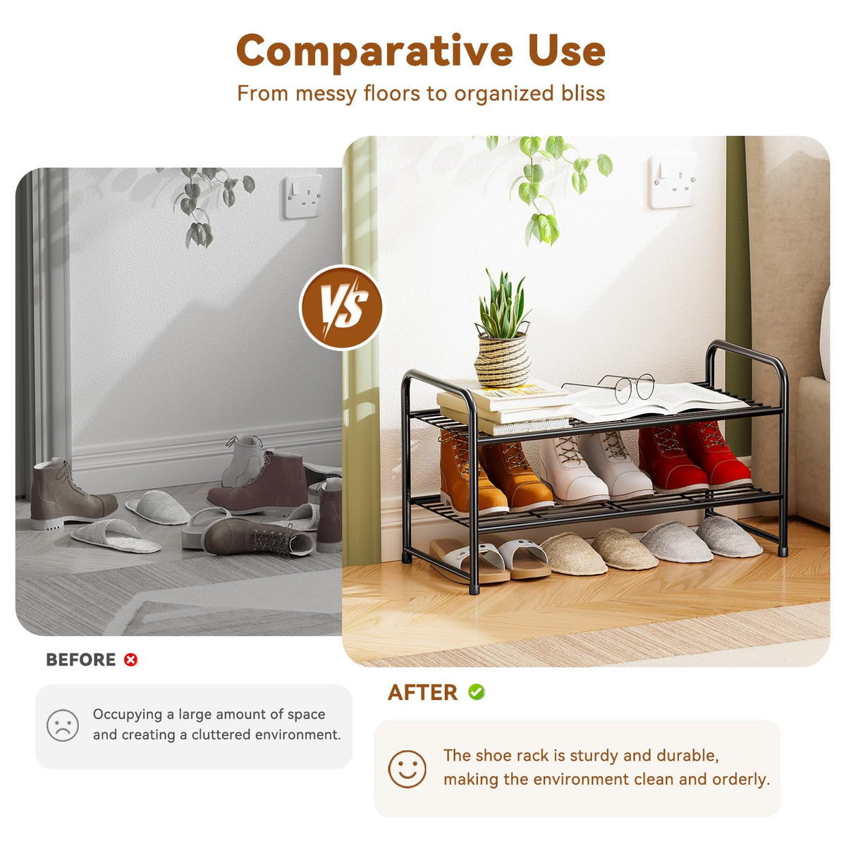 MWQ closet organizer use case shows versatile storage in living areas.