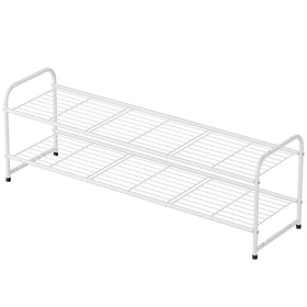 MWQ 44-inch width image demonstrates efficient floor-to-shelf shoe organization.