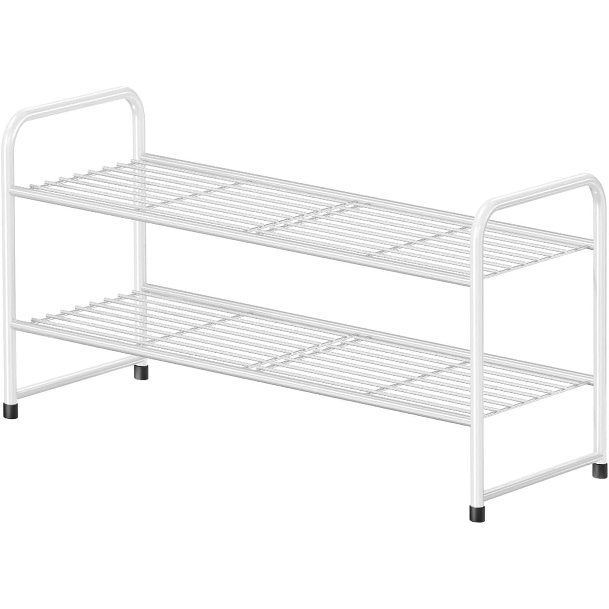 MWQ Simple Shoe Rack front view showing two-tier storage