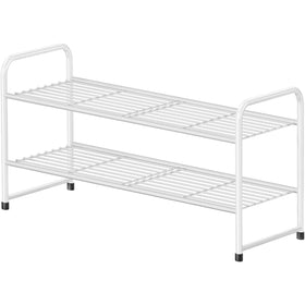 MWQ Simple Shoe Rack front view showing two-tier storage