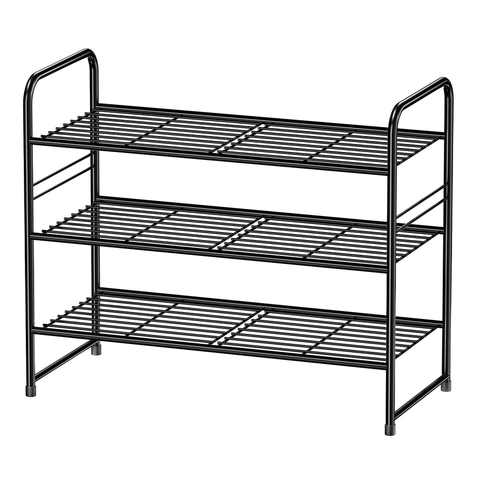 MWQ Simple Shoe Rack frame, fast tool-free assembly for sturdy storage.