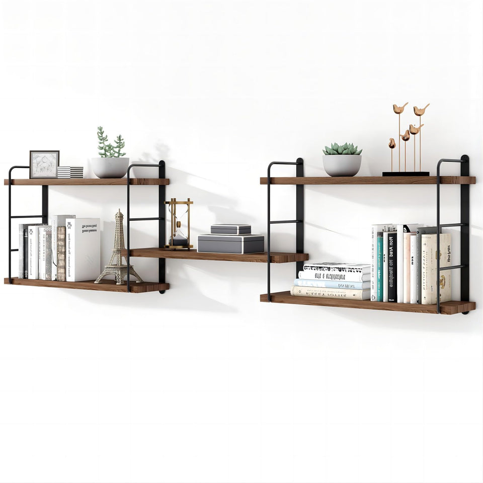 MXCSE wall shelves long display with floating design for stylish item display