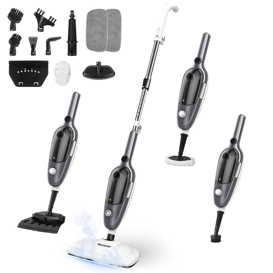 Mxnsewr steam mop base cleaning head enables versatile floor cleaning.