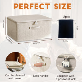MXQHXZSX dual-pocket drawstring design enhances privacy for intimate items.
