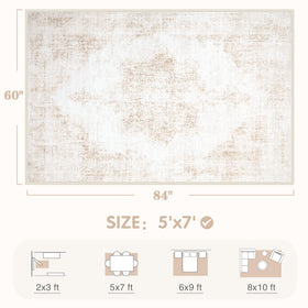 MXSANYOO kids-friendly rug 5x7 safe, soft surface for playtime.