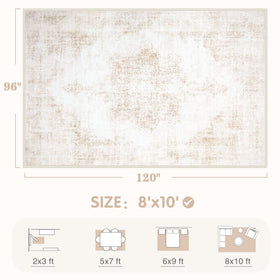 MXSANYOO large dining-room rug protects floors in high traffic