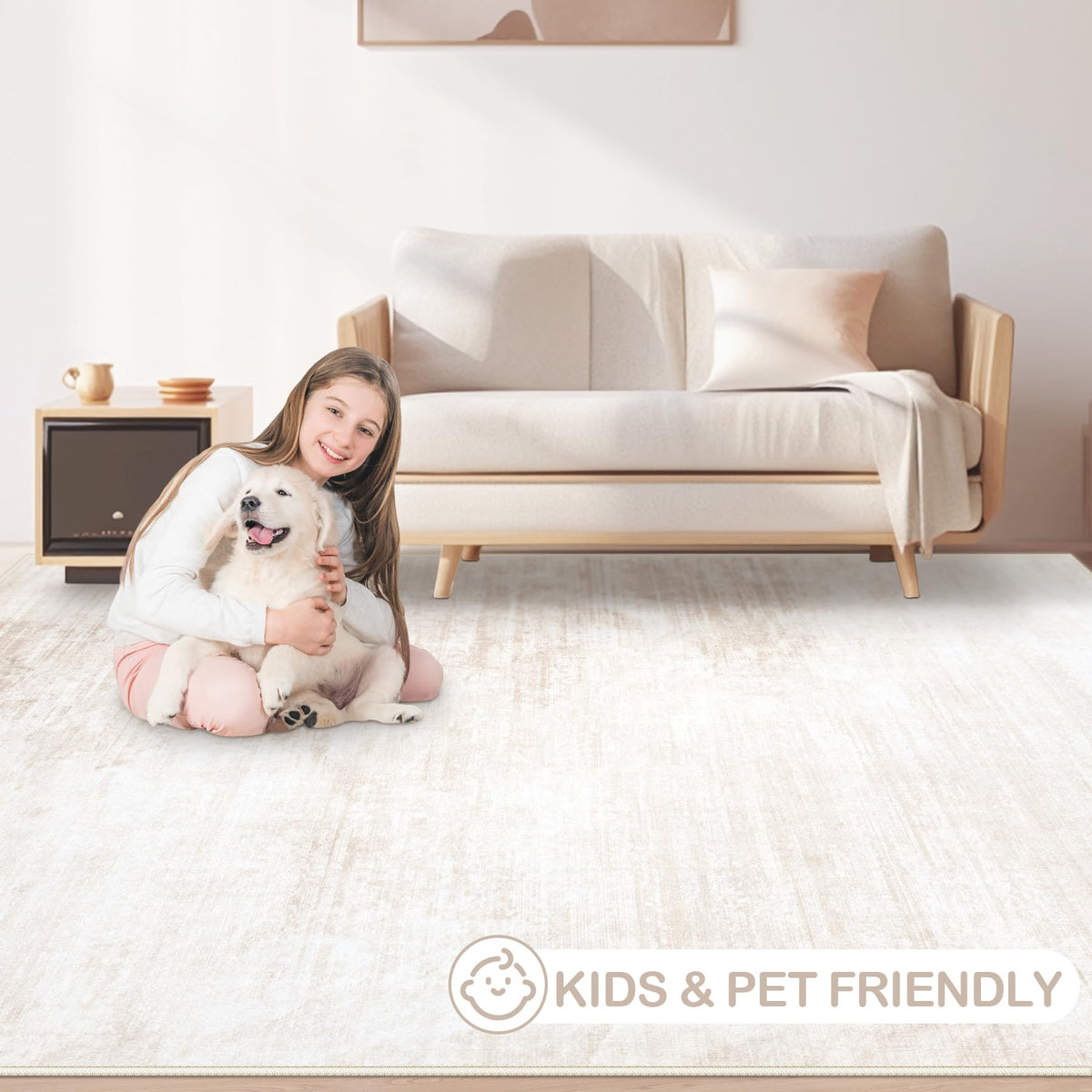 MXSANYOO low-pile design minimizes snagging near doors and furniture.