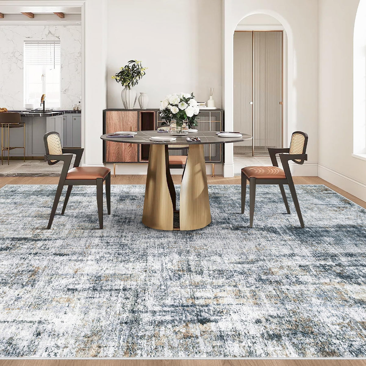 MXSANYOO modern watercolor design adds subtle color and texture.