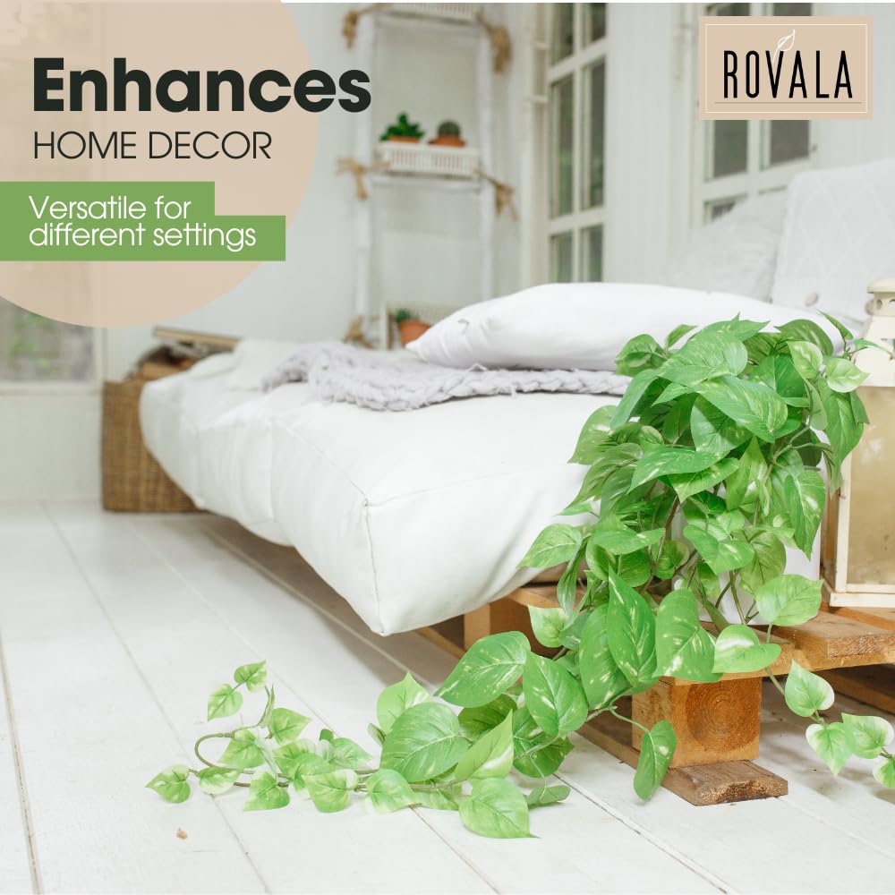 MY ROVALA faux vine decor for cozy farmhouse vibes.