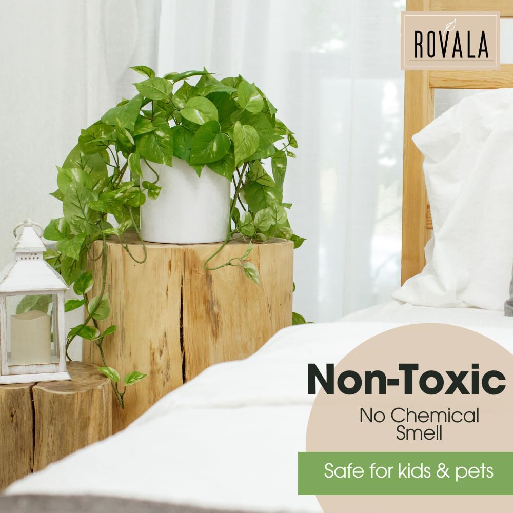 MY ROVALA silk plant suited for bathrooms and desks.