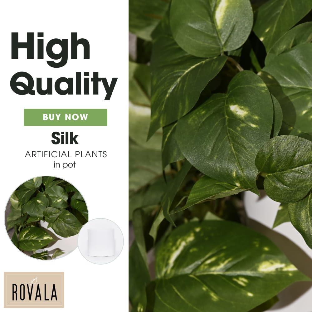 MY ROVALA silk vines offer easy styling with macrame or trellis ideas.