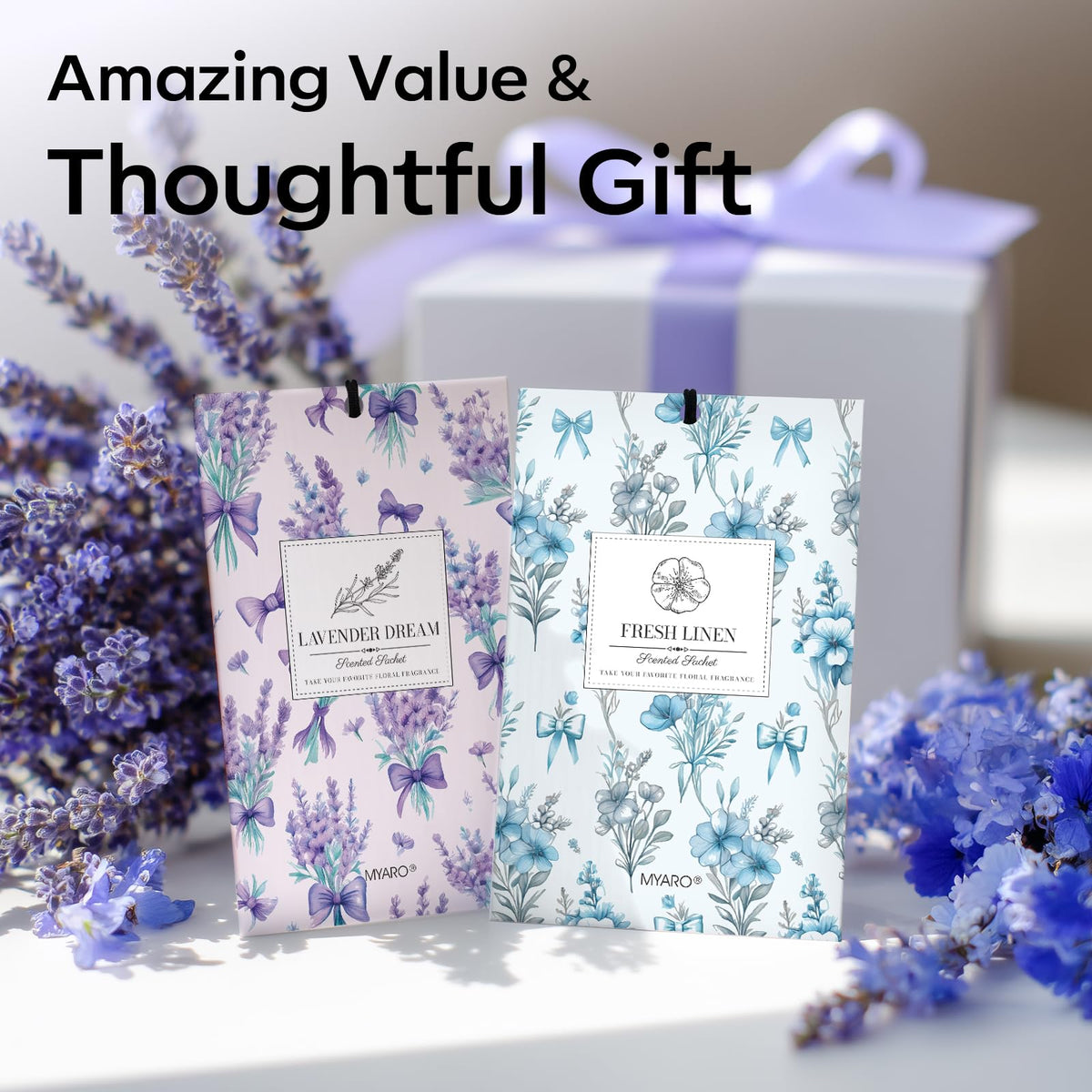 MYARO 20-pack sachets in a compact gift-ready box.