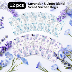 MYARO Lavender Linen sachet in a guest room for inviting aroma.