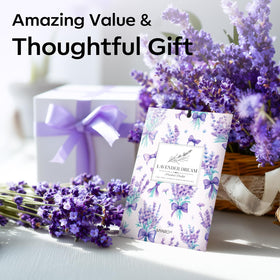 MYARO lavender sachets in car maintain a woodsy, soothing note.
