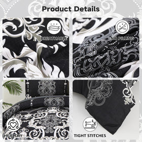 Mybedsoul bedding set detailed view highlights cohesive design and stitching quality.