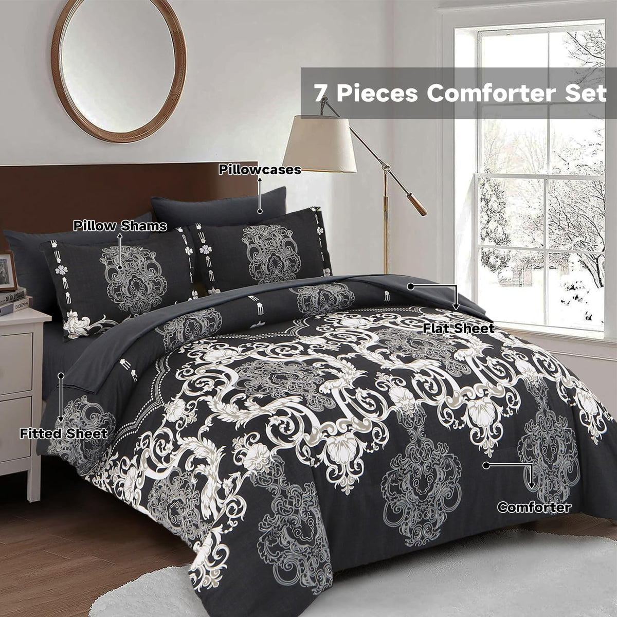 Mybedsoul king fitted sheet hugs the mattress with a secure, breathable finish.