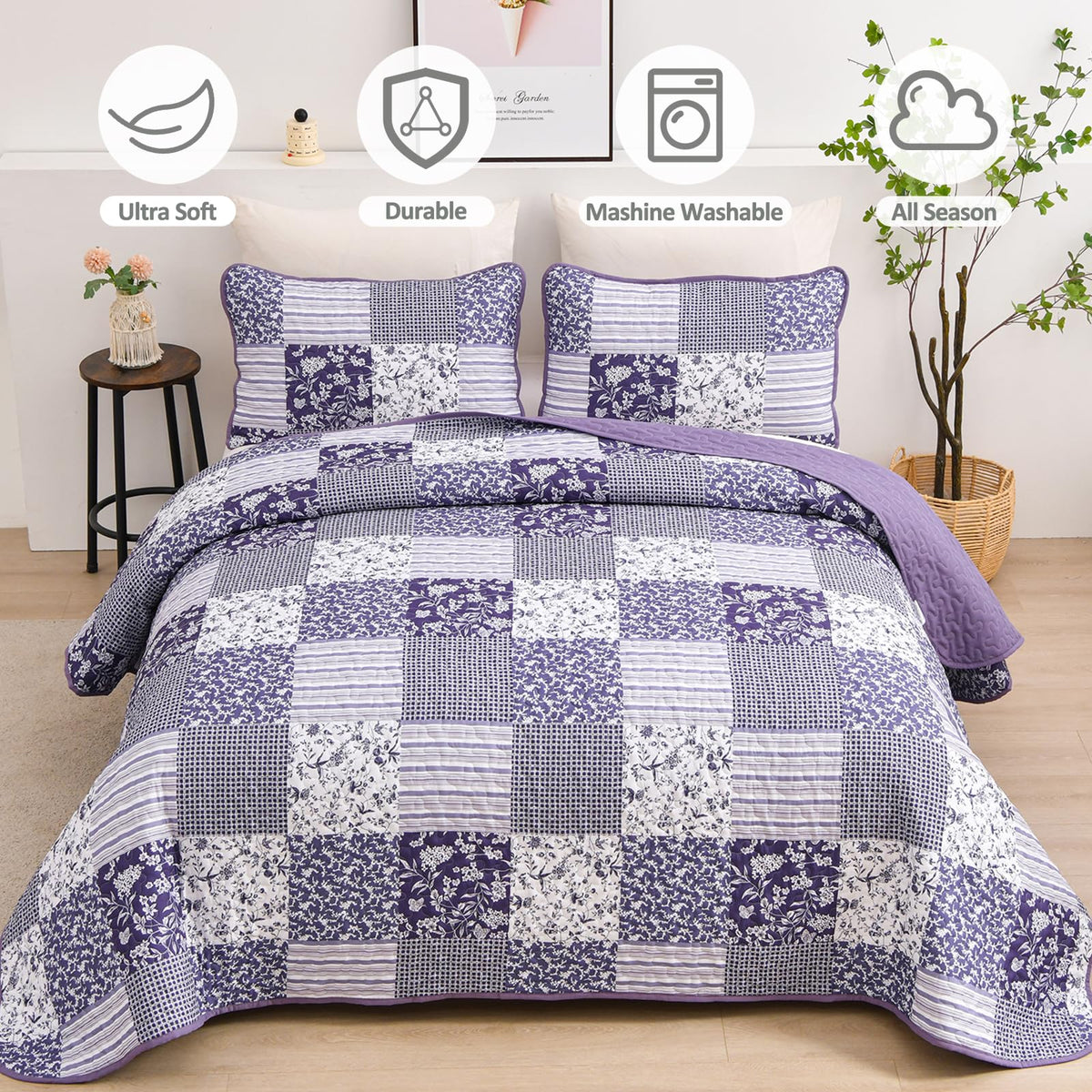 Mybedsoul soft microfiber fabric provides breathable, cozy comfort.