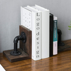 MyGift decorative office accessory adds industrial charm to study rooms and living spaces.