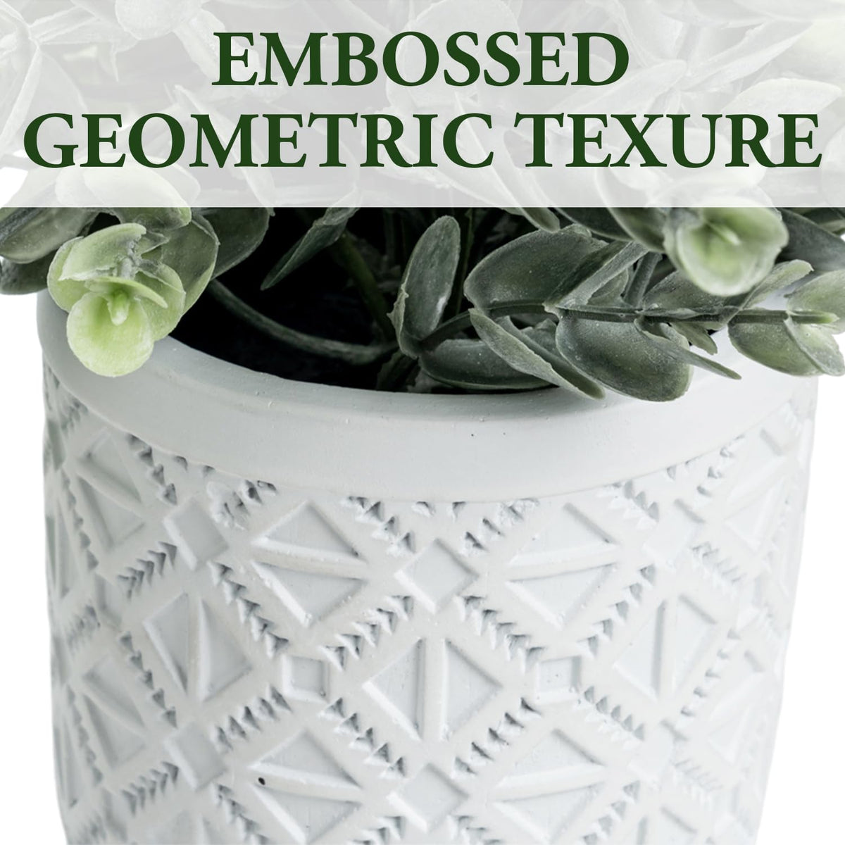 MyGift eucalyptus desktop centerpiece adds greenery without sunlight or watering