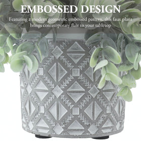 MyGift eucalyptus leaves close-up highlighting lifelike detail for lasting indoor greenery.