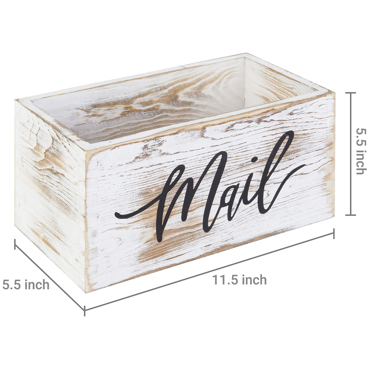 MyGift Mail Holder compact dimensions fit desks and counters