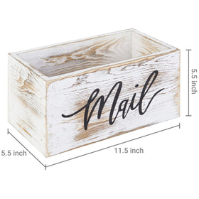MyGift Mail Holder compact dimensions fit desks and counters