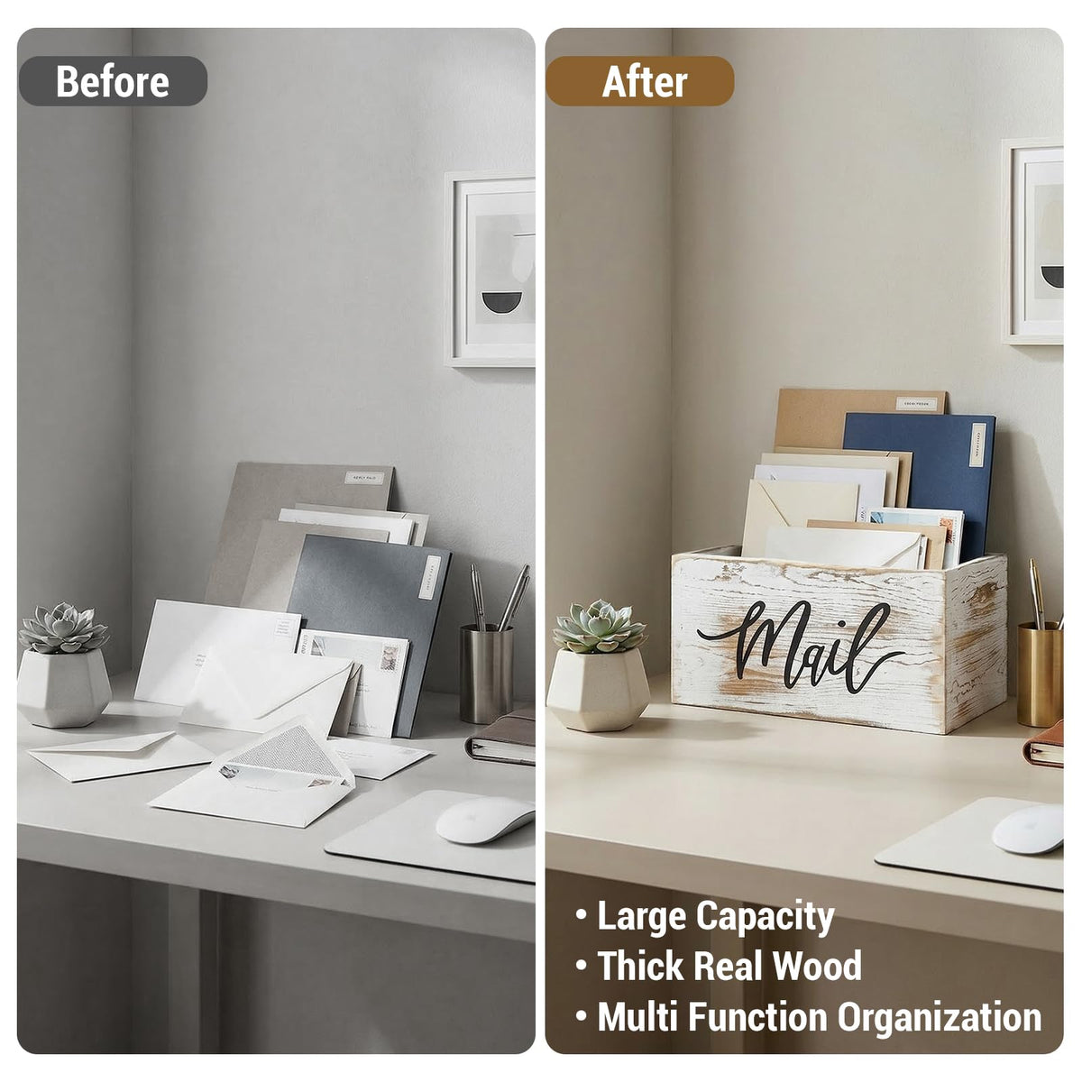 MyGift multiuse storage keeps keys and notepads within reach