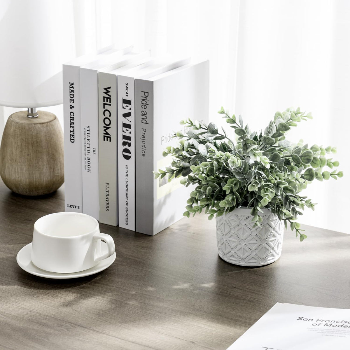 MyGift plant dimensions: tall 8.7 inches with an 8.1 inch diameter pot
