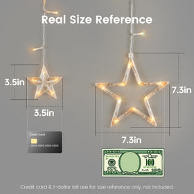 MYGOTO 126L star icicle lights with 8 modes for versatile moods