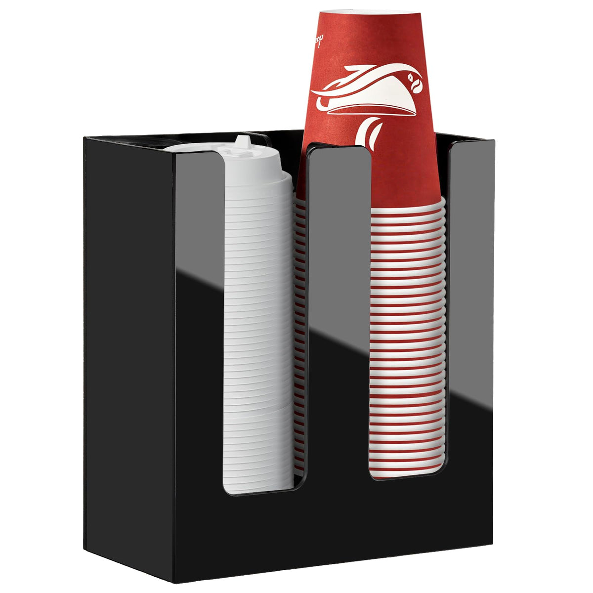 MYITYARD coffee cup holder, front view shows quick-access, tidy cup storage.