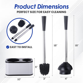 My Joy Shop durable steel construction withstands daily bathroom use.