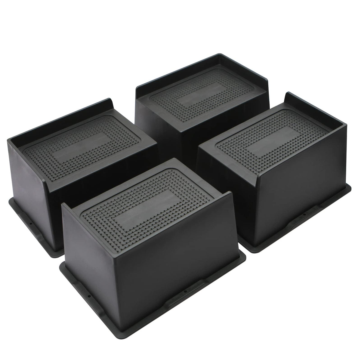 MYMULIKE bed risers top surface provide stable support and extra space under the bed