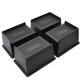 MYMULIKE bed risers top surface provide stable support and extra space under the bed