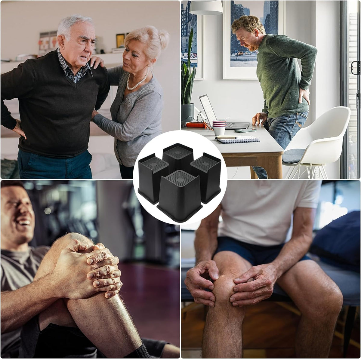 MYMULIKE 4-pack fits couches, tables, and chairs.