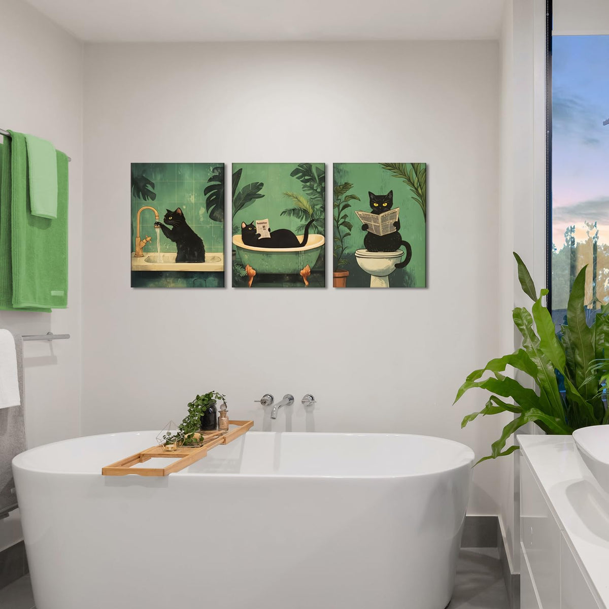 Mynotix eclectic cat wall art for modern interiors with diverse styles.