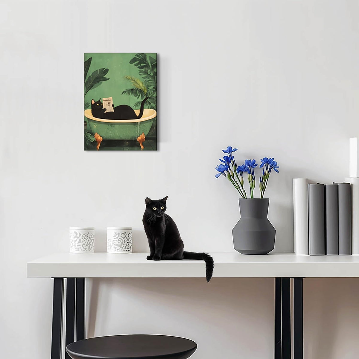 Mynotix gift-ready cat wall art set makes a quirky, thoughtful present.
